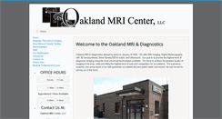 Desktop Screenshot of oakland-mri.com