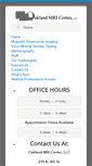 Mobile Screenshot of oakland-mri.com