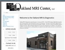 Tablet Screenshot of oakland-mri.com